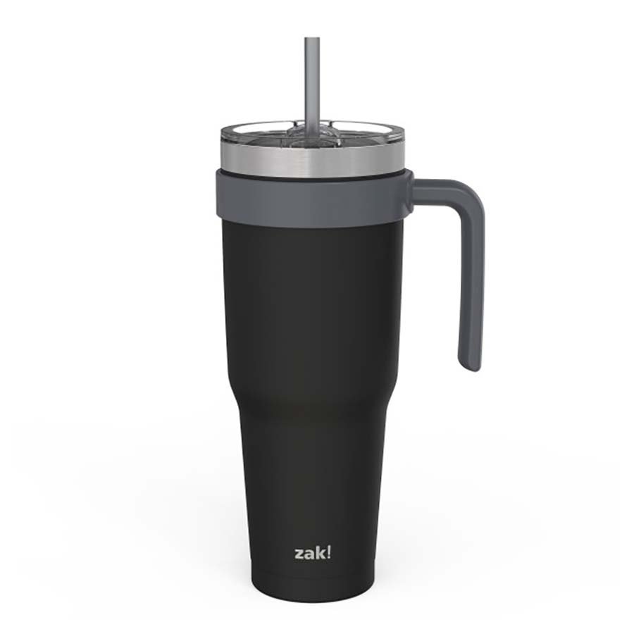 Zak! Designs Waverly Tumbler with Handle Ebony Shop Cups & tumblers