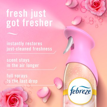 FEBREZE Air Mist Freshener Odor Fighting Room Spray Value Pack - Romance & Desire Scent