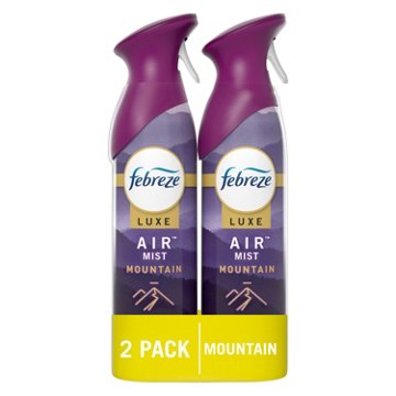 Febreze Luxe Odor Fighting Air Freshener Spray - Mountain