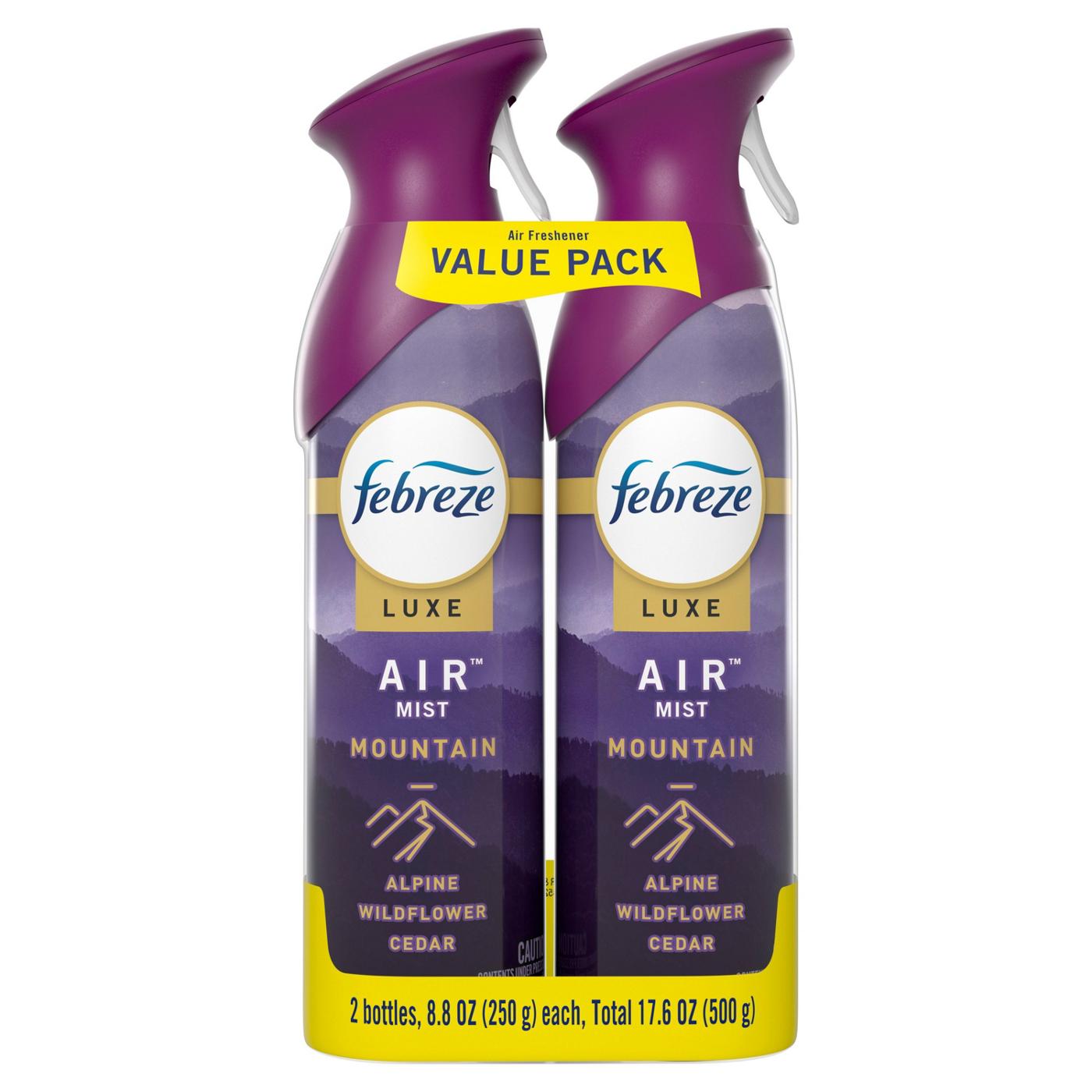 Febreze Luxe Air Freshener Odor-Fighting Room Spray - Mountain; image 6 of 10