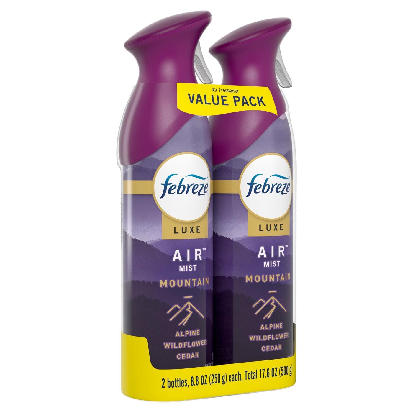 Febreze Luxe Air Freshener Odor-Fighting Room Spray - Mountain; image 7 of 10