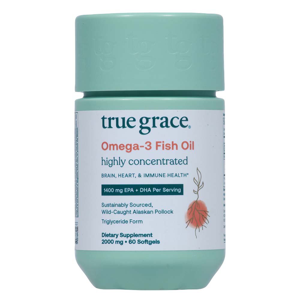 True Grace Omega 3 Fish Oil Softgels