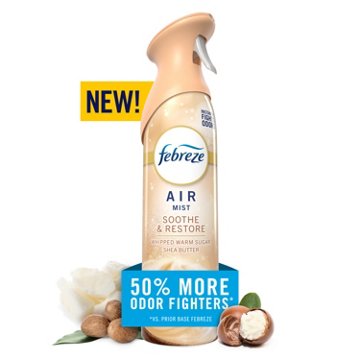Febreze Air Mist Freshener Odor Fighting Room Spray - Soothe & Restore Scent