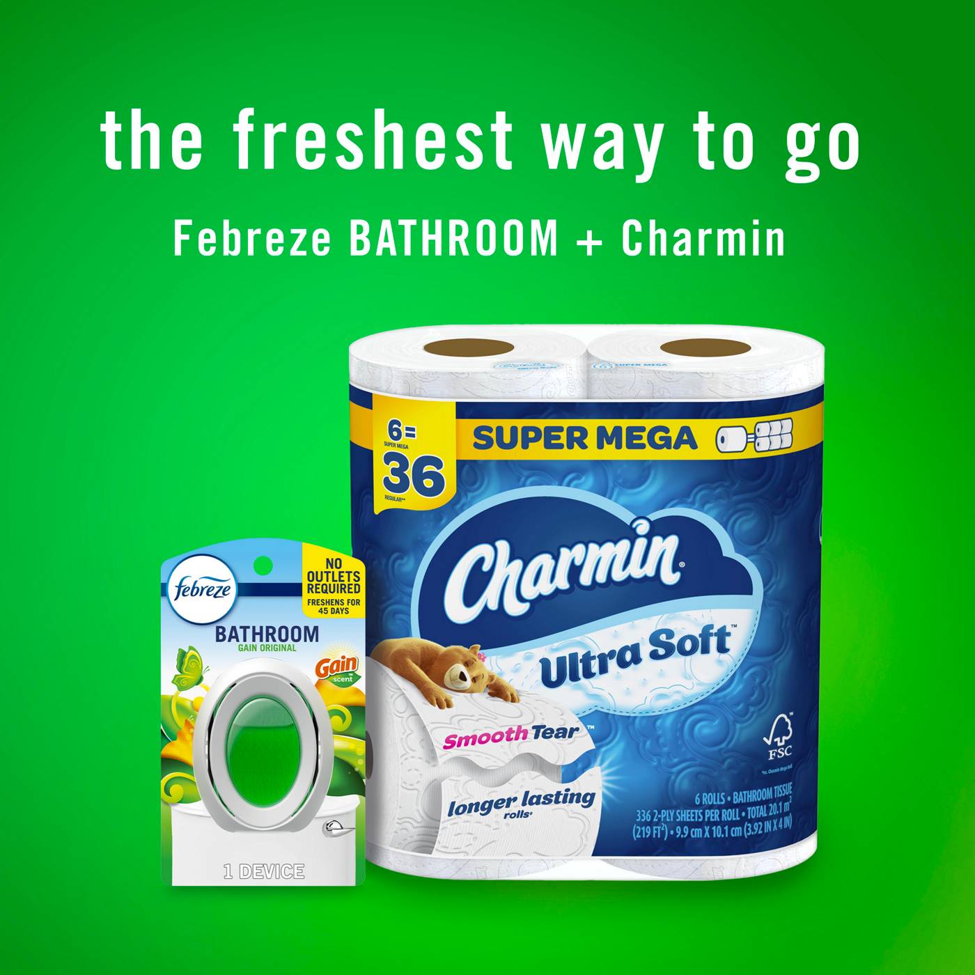 Febreze Bathroom Air Freshener - Gain Original; image 10 of 10
