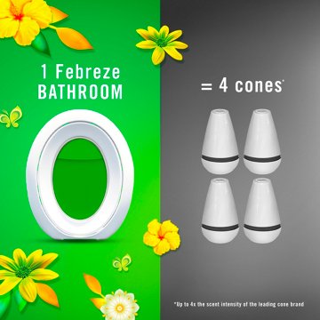 Febreze Bathroom Air Freshener - Gain Original, 3 ct