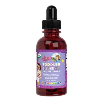 Mary Ruth's Toddler Elderberry Liquid Drops - Blueberry & Raspberry, 1 oz