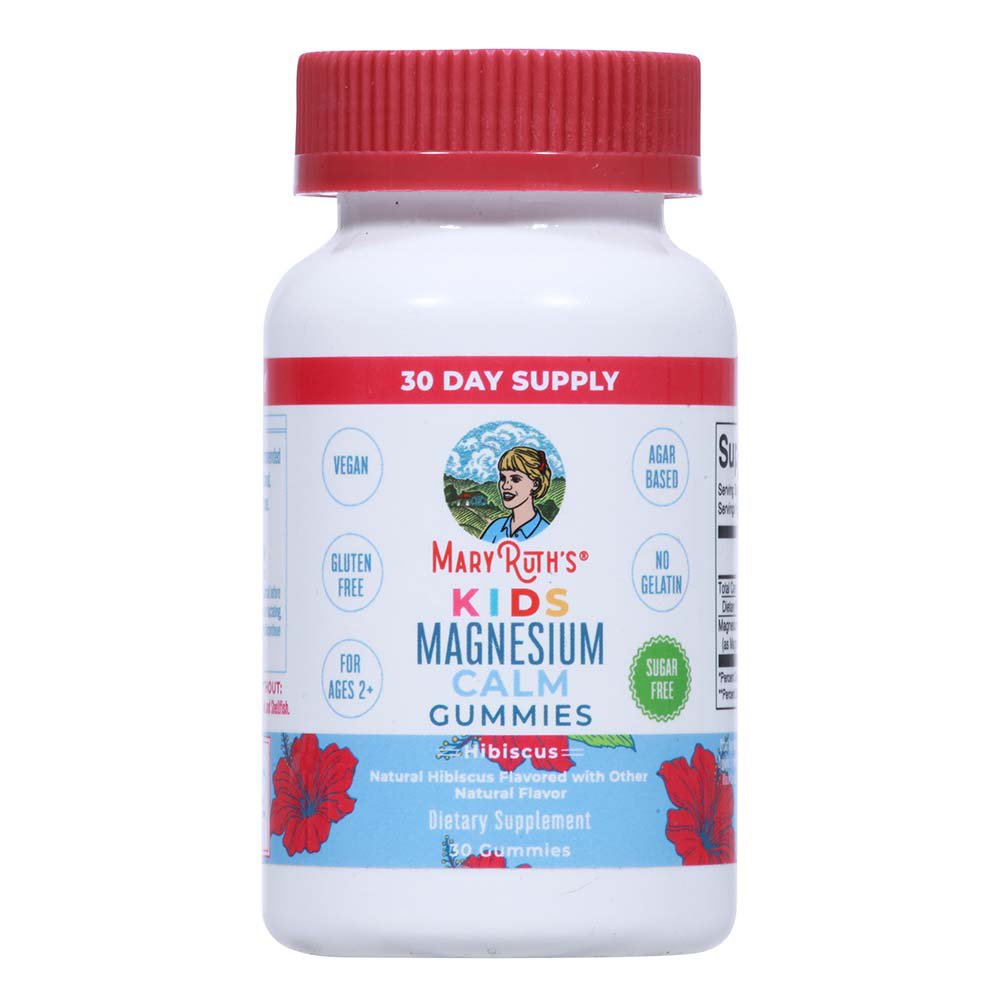 Mary Ruth's Kids Magnesium Calm Gummies Hibiscus Shop Multivitamins at HEB