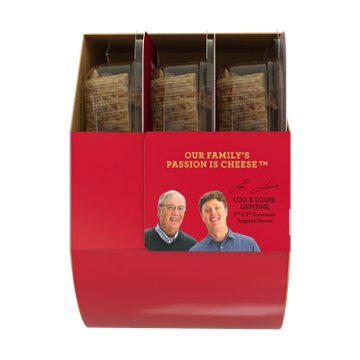 SARGENTO Balanced Breaks Snack Trays - Gouda & Sharp Cheddar Cheese with Triscuit Mini Original Crackers