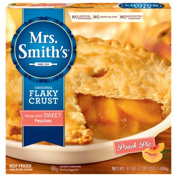 Mrs. Smith's Frozen Original Flaky Crust Peach Pie, 37 oz