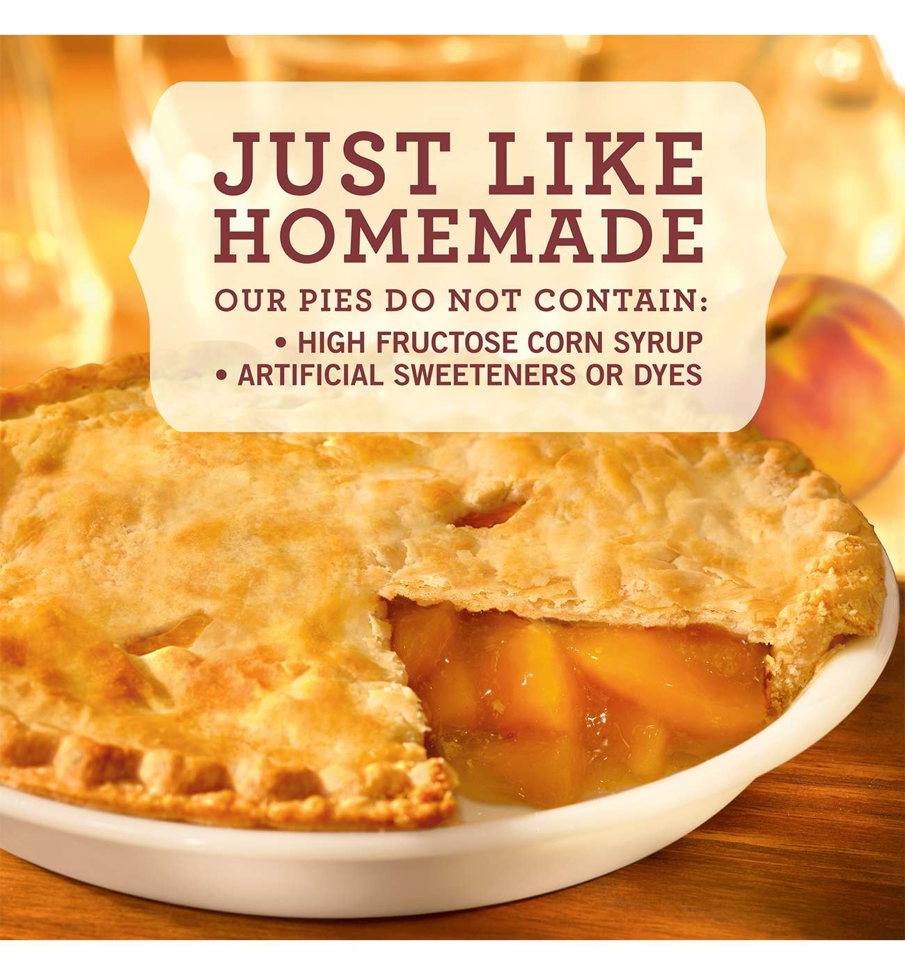Mrs. Smith's Frozen Original Flaky Crust Peach Pie; image 3 of 10