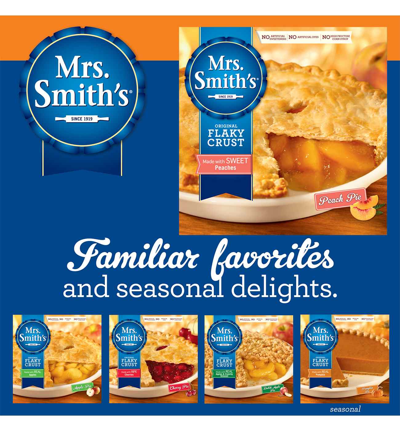 Mrs. Smith's Frozen Original Flaky Crust Peach Pie; image 6 of 10