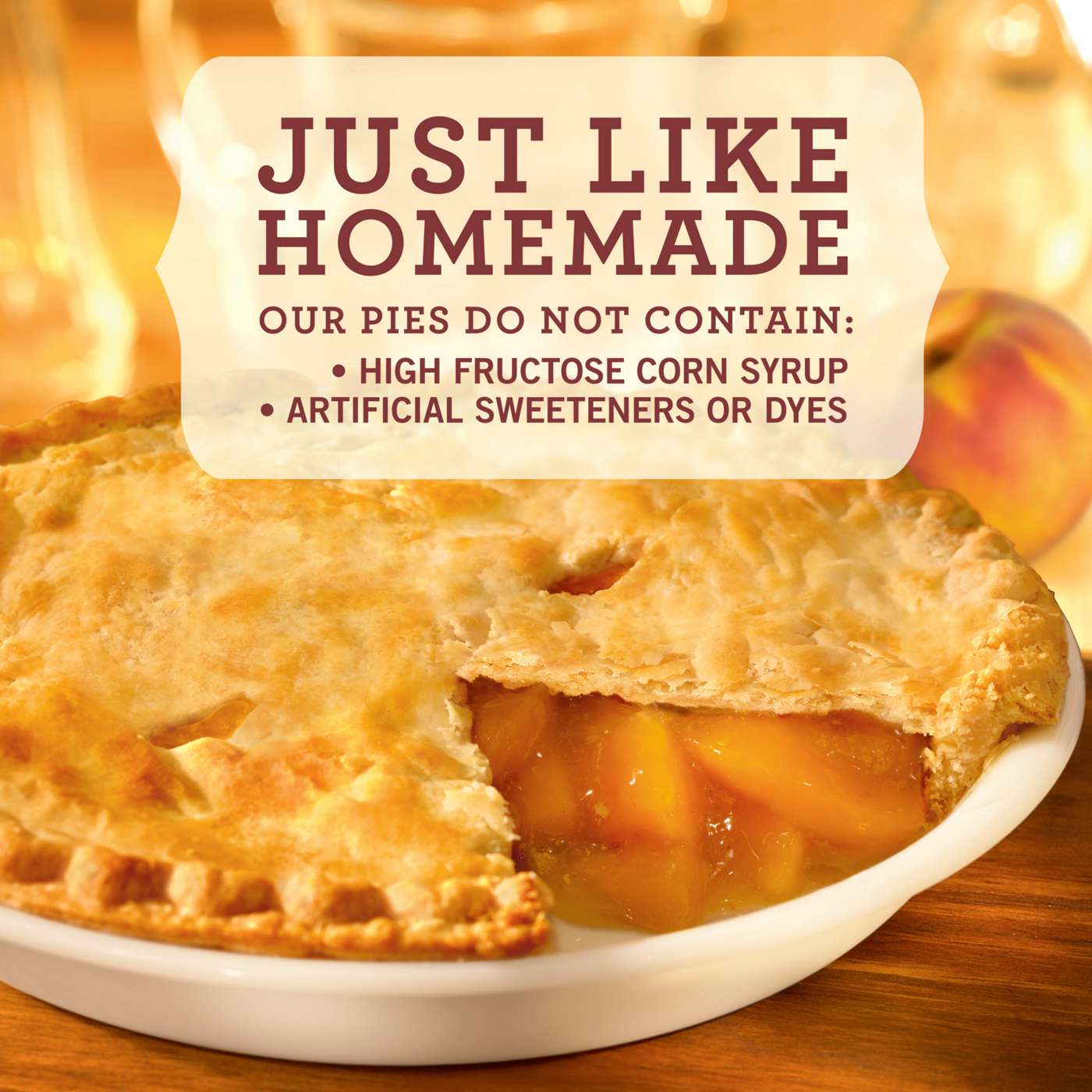 Mrs. Smith's Frozen Original Flaky Crust Peach Pie; image 9 of 10