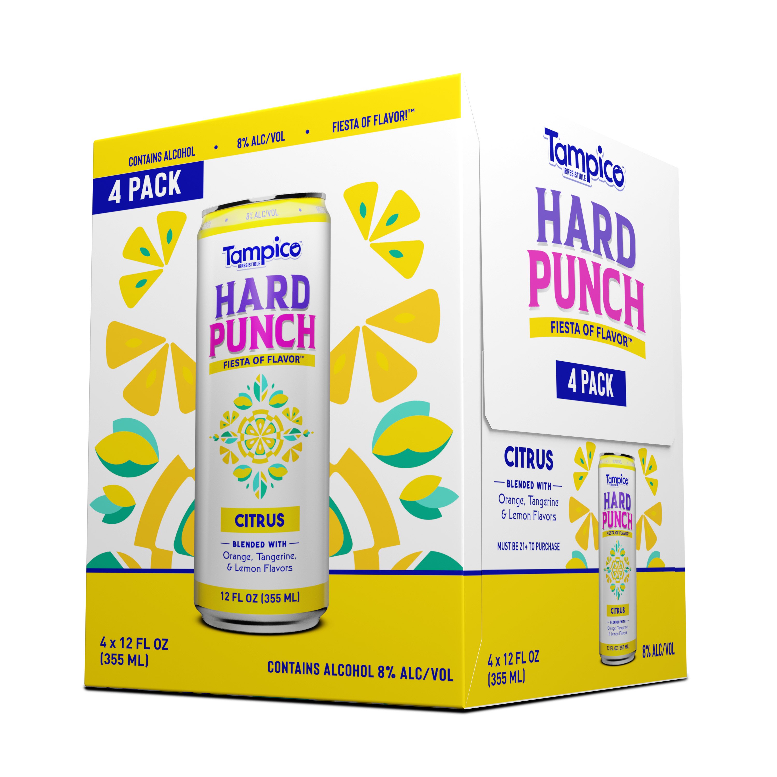 Tampico Citrus Hard Punch 12 oz Cans Shop Malt beverages & coolers at