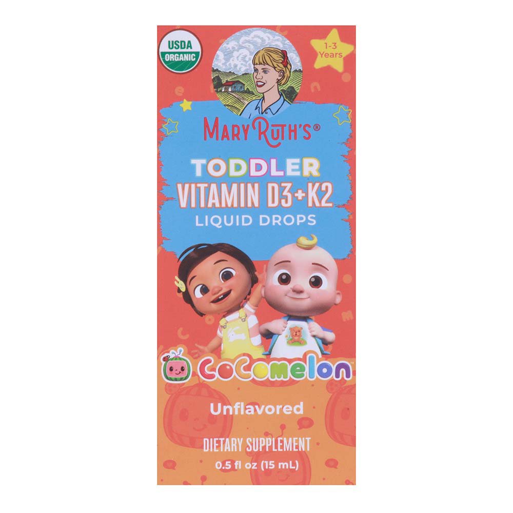 Mary Ruth's Toddler Vitamin D3+K2 Liquid Drops Unflavored Shop