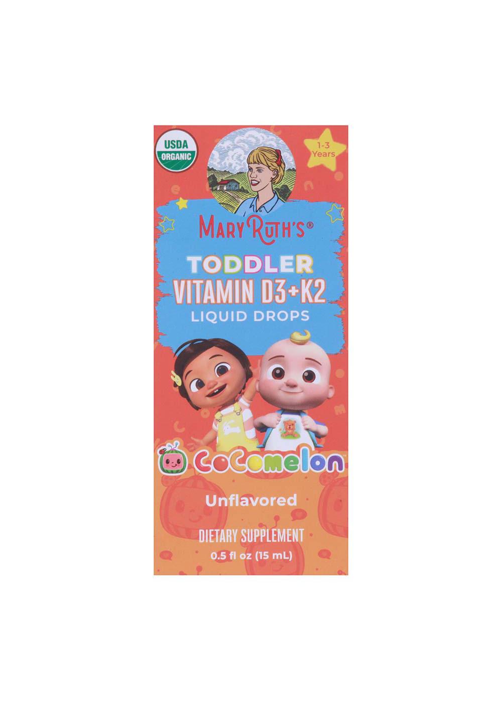 Mary Ruth's Toddler Vitamin D3+K2 Liquid Drops Unflavored Shop