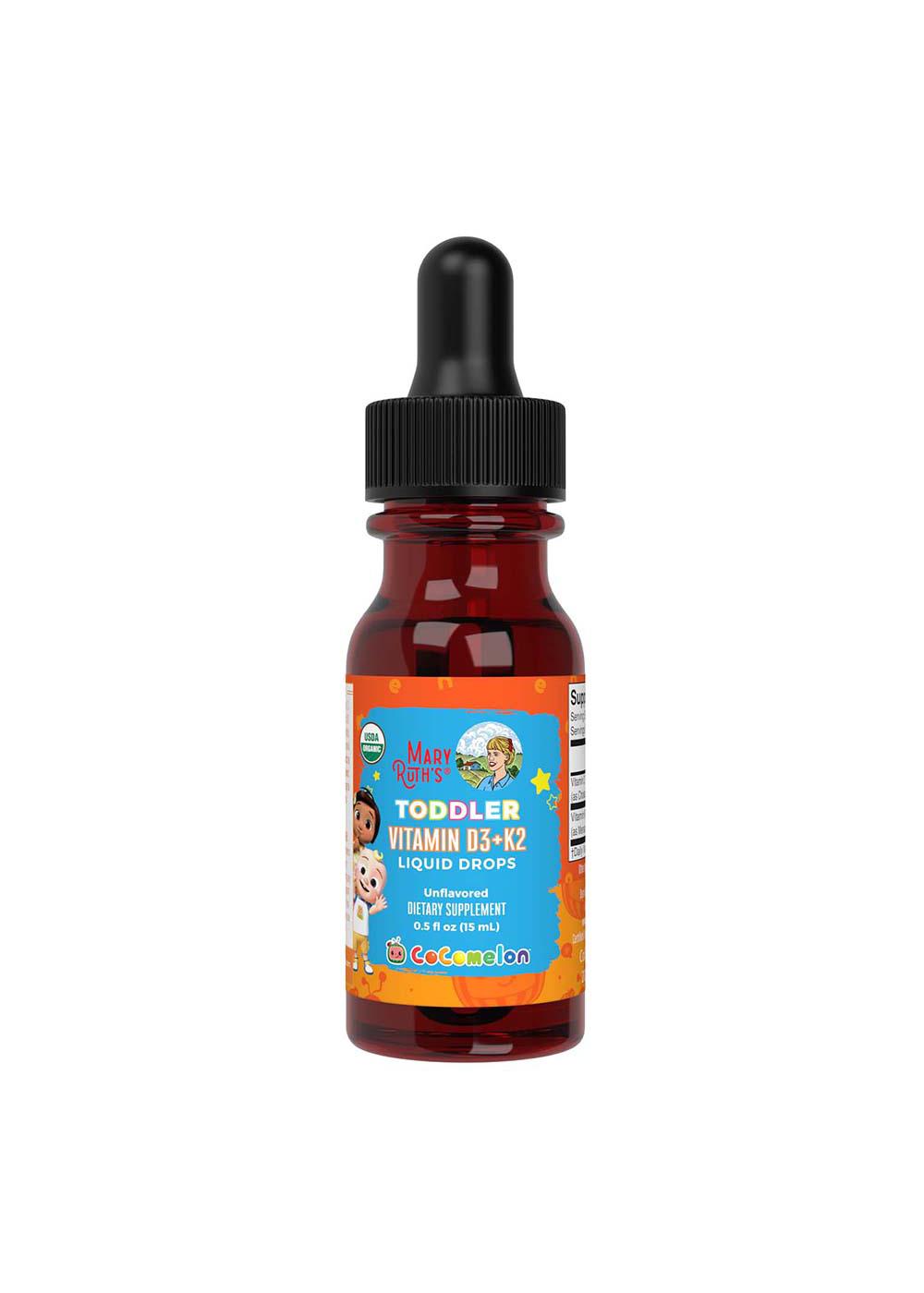 Mary Ruth's Toddler Vitamin D3+K2 Liquid Drops - Unflavored; image 2 of 2