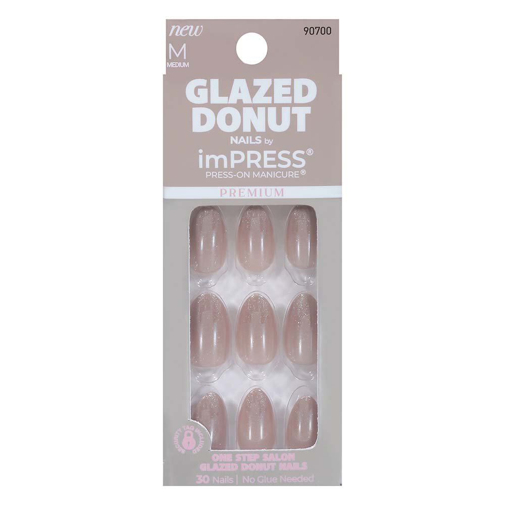 KISS imPRESS Premium PressOn Manicure Chocolate Glazed Donut Shop