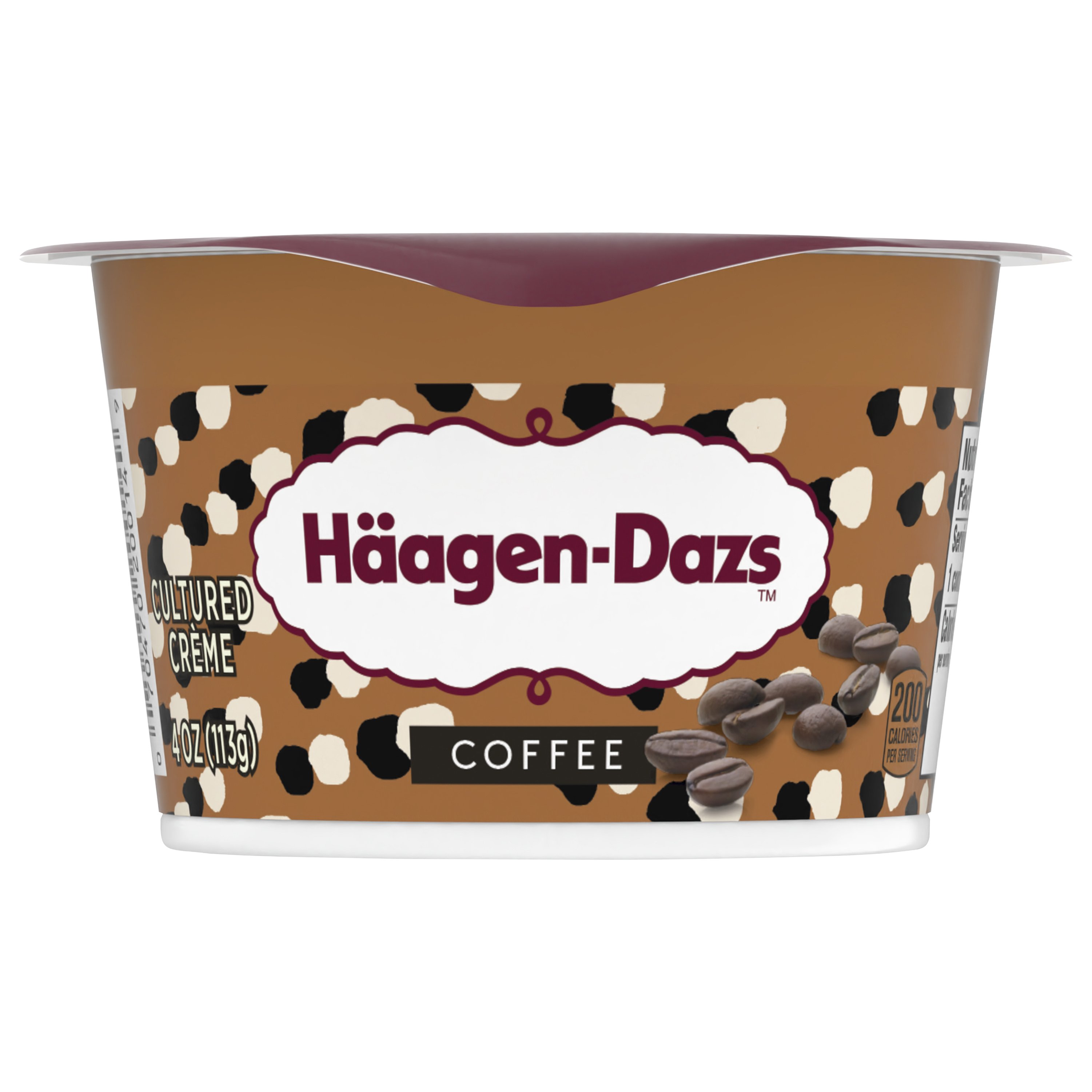 【大人気ブランド】 hahajin 柔らかクリームセット Haagen Dazs Coffee Cultured Crème Yogurt Style Snack, 4 oz