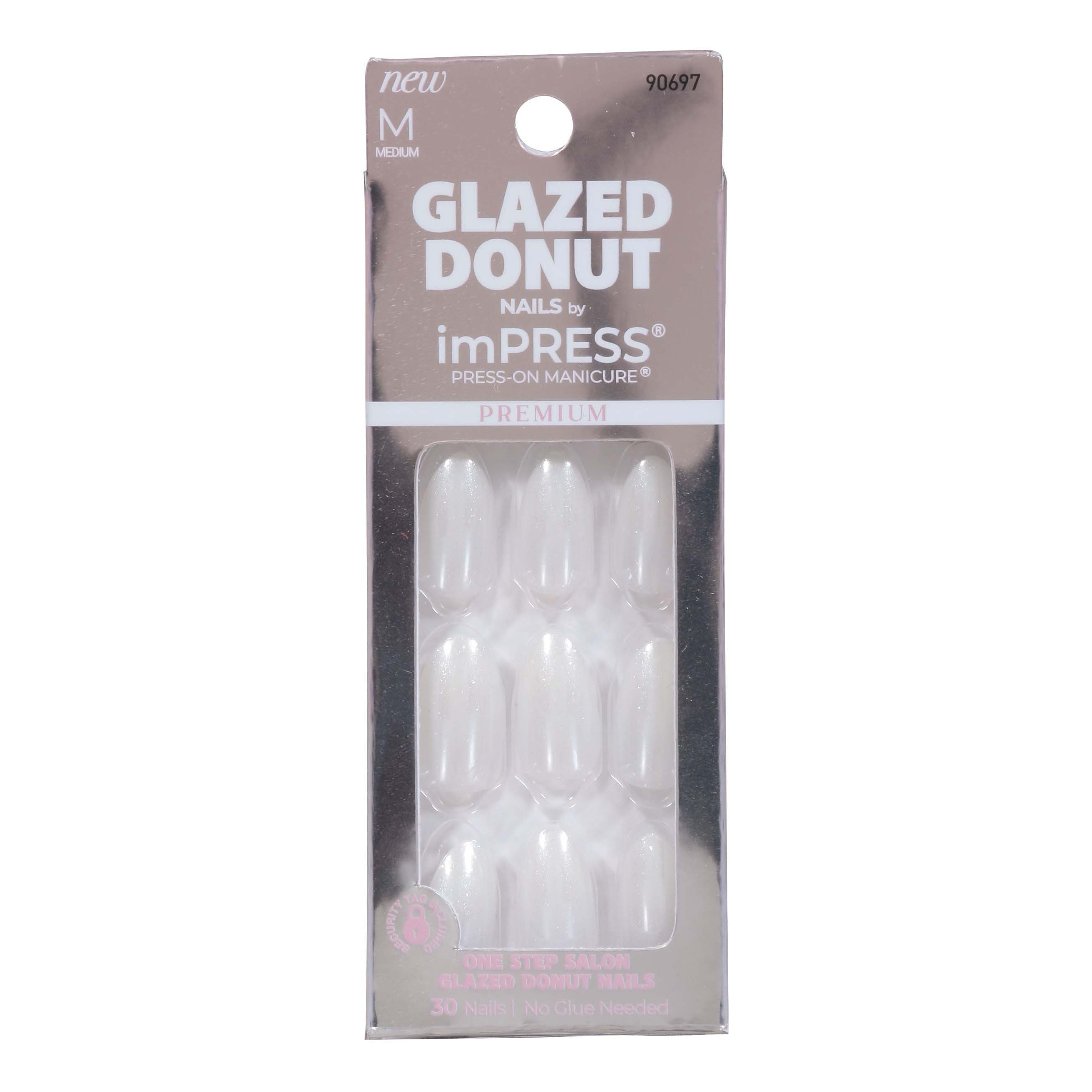 KISS imPRESS Glazed Donut Nails - Vanilla - Shop Nail Sets at H-E-B