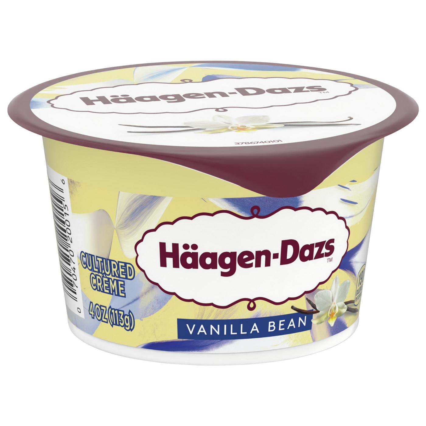 Haagen-Dazs Cultured Crème Yogurt Style Snack – Vanilla Bean; image 4 of 4