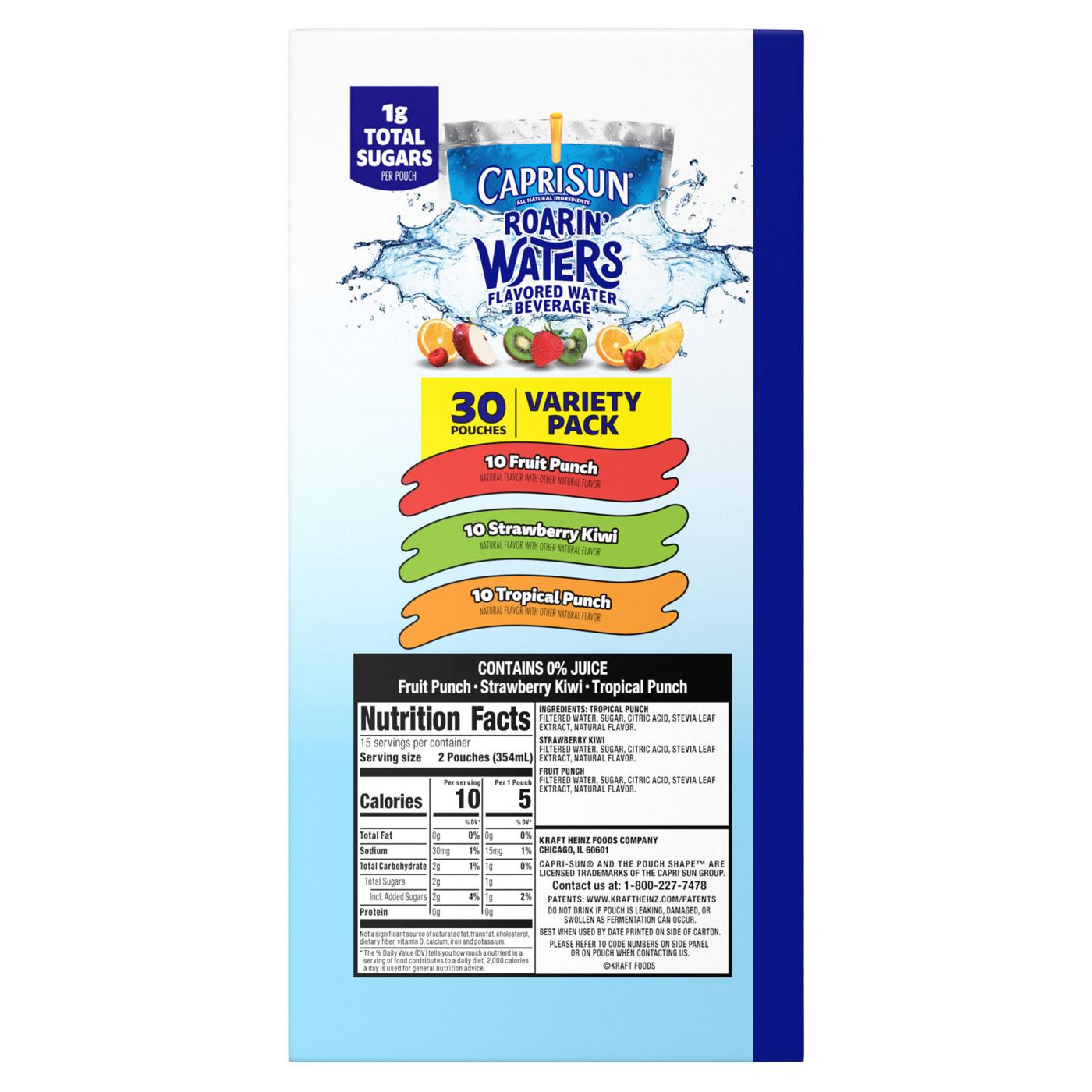 Capri Sun Roarin' Waters Water Beverage 30 pk Pouches -  Variety Pack; image 4 of 5