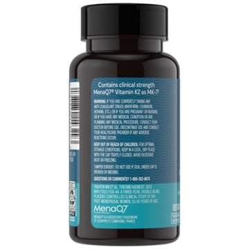 H-E-B Vitamins Advanced K2 180mcg  + D3 20mcg Softgels, 60 ct