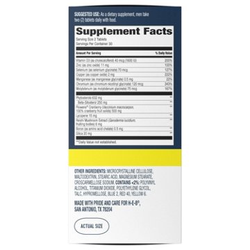 H-E-B Vitamins Advanced Prostate Max+ Tablets, 60 ct