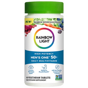 Rainbow Light Men's One 50+ Daily Multivitamin, 60 ct
