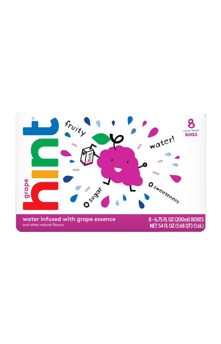 Hint Kids Grape Infused Water 6.75 oz Boxes Shop Juice at HEB