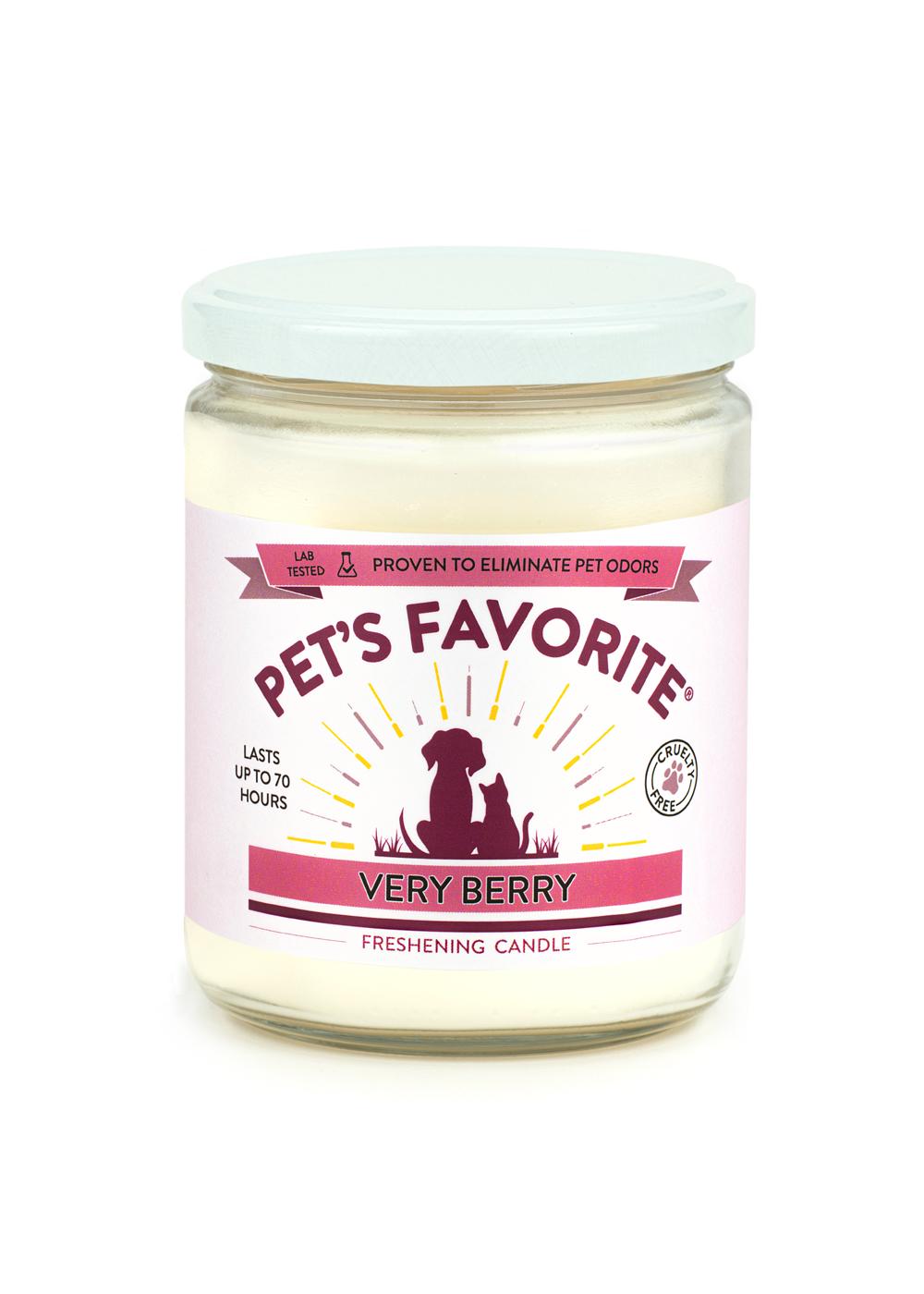 Pet's Favorite Very Berry Candle; image 1 of 3
