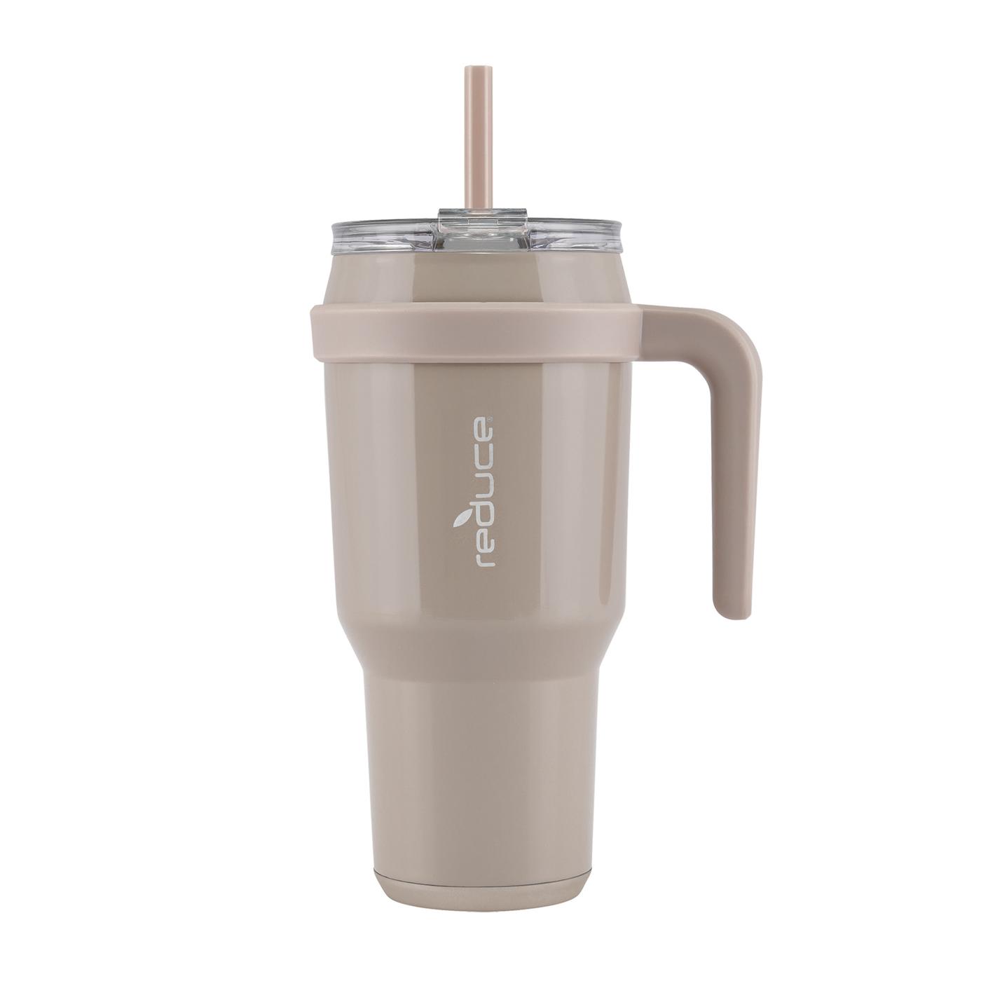 Reduce Cold1 Straw Tumbler with Handle - Sand; image 1 of 4