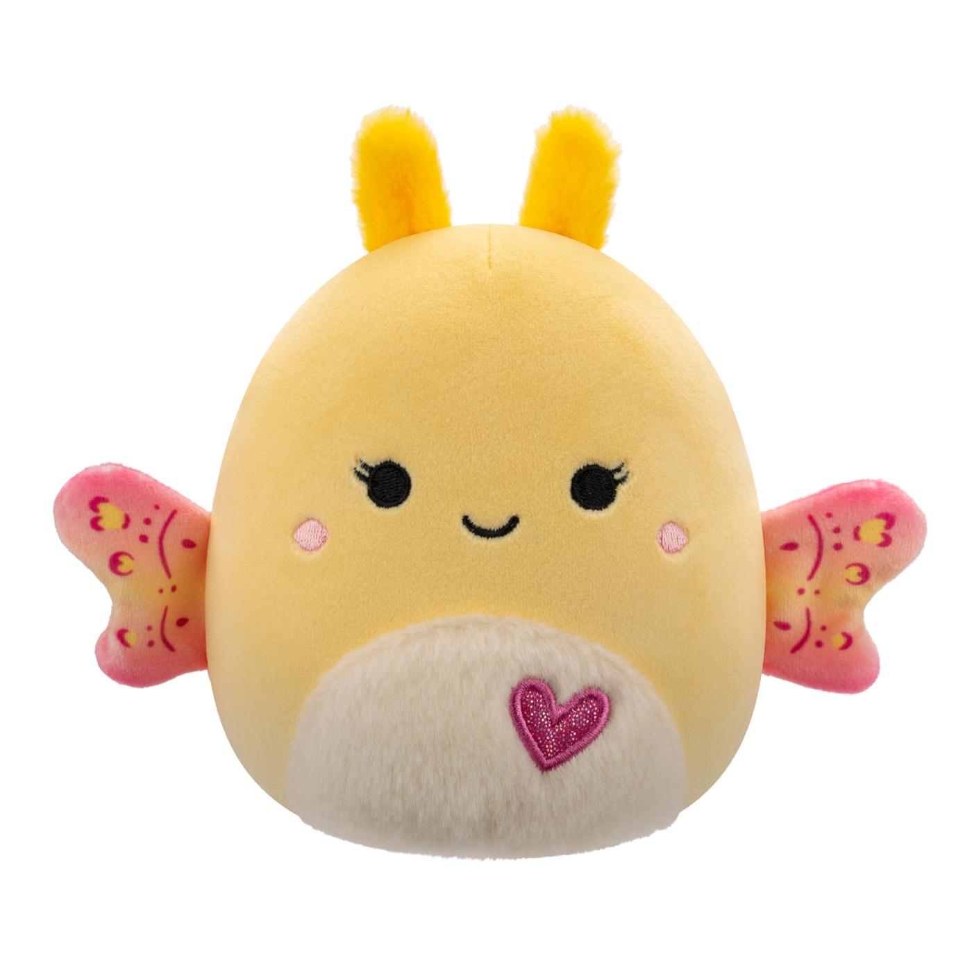 Squishmallows Miry the Yellow Moth Valentine's Plush; image 1 of 3