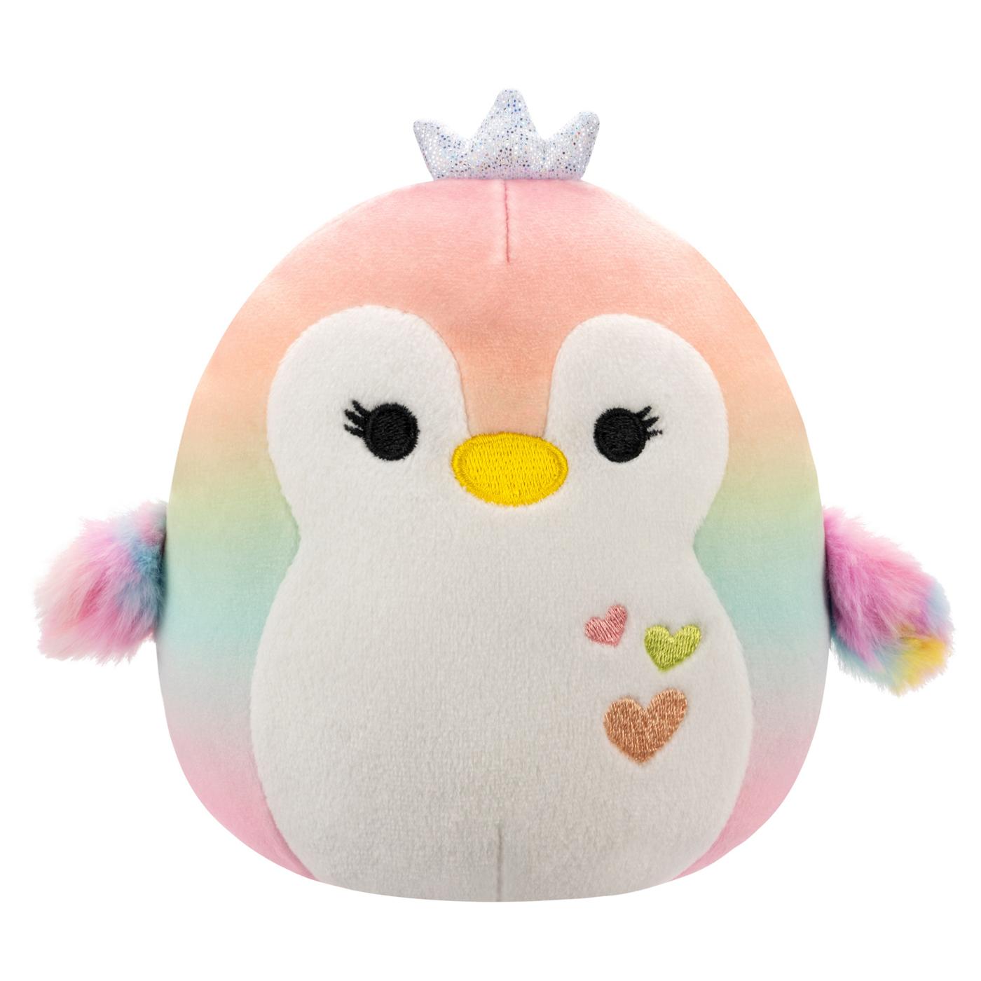 Squishmallows Louisa the Rainbow Penguin Valentine's Plush; image 1 of 3