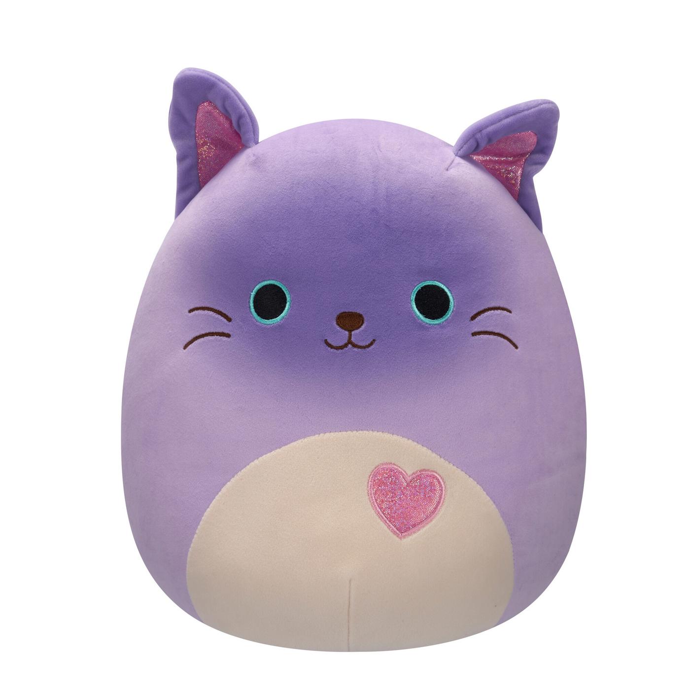 Squishmallows Topvah the Siamese Cat Valentine's Plush; image 1 of 4