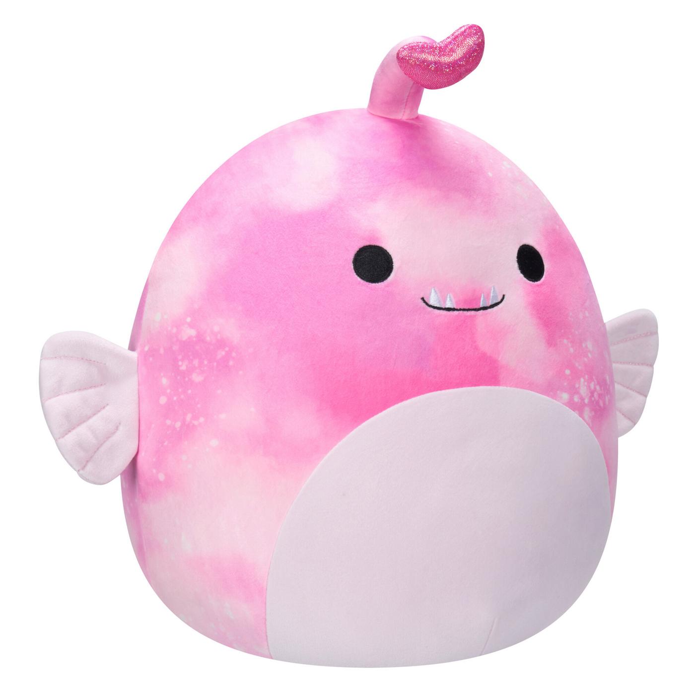 Squishmallows Sy the Pink Angler Fish Valentine's Plush; image 2 of 3