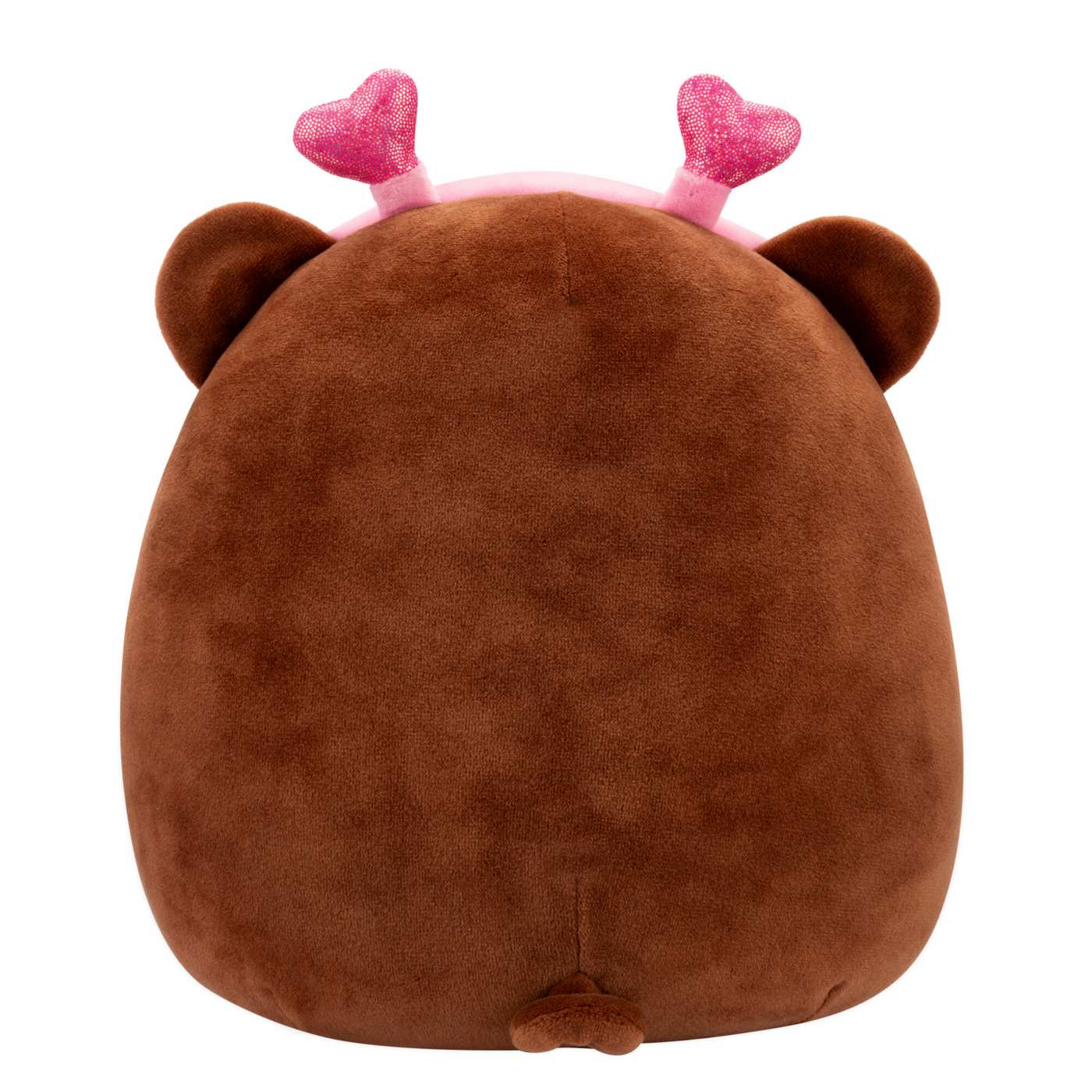 Squishmallows Omar the Brown Bear Valentine's Plush; image 2 of 3