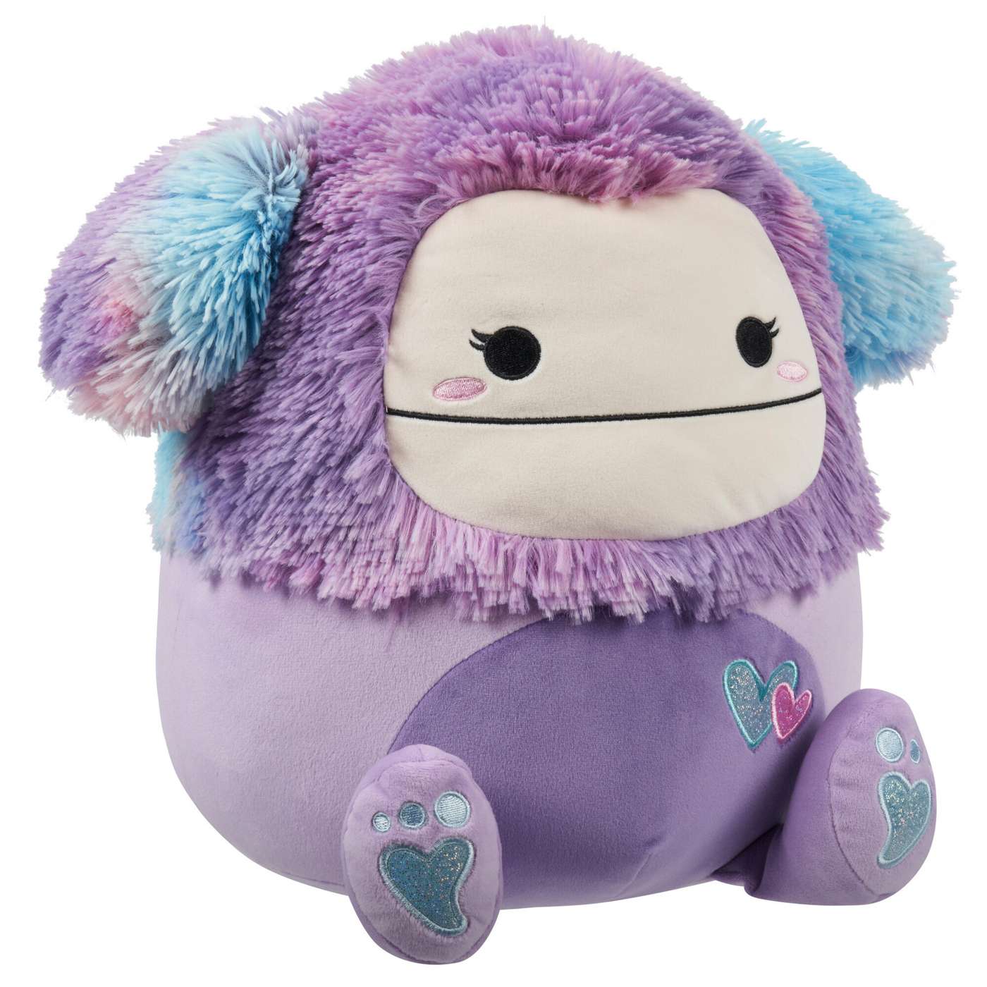 Squishmallows Eden the Purple Bigfoot Valentine's Plush; image 3 of 3