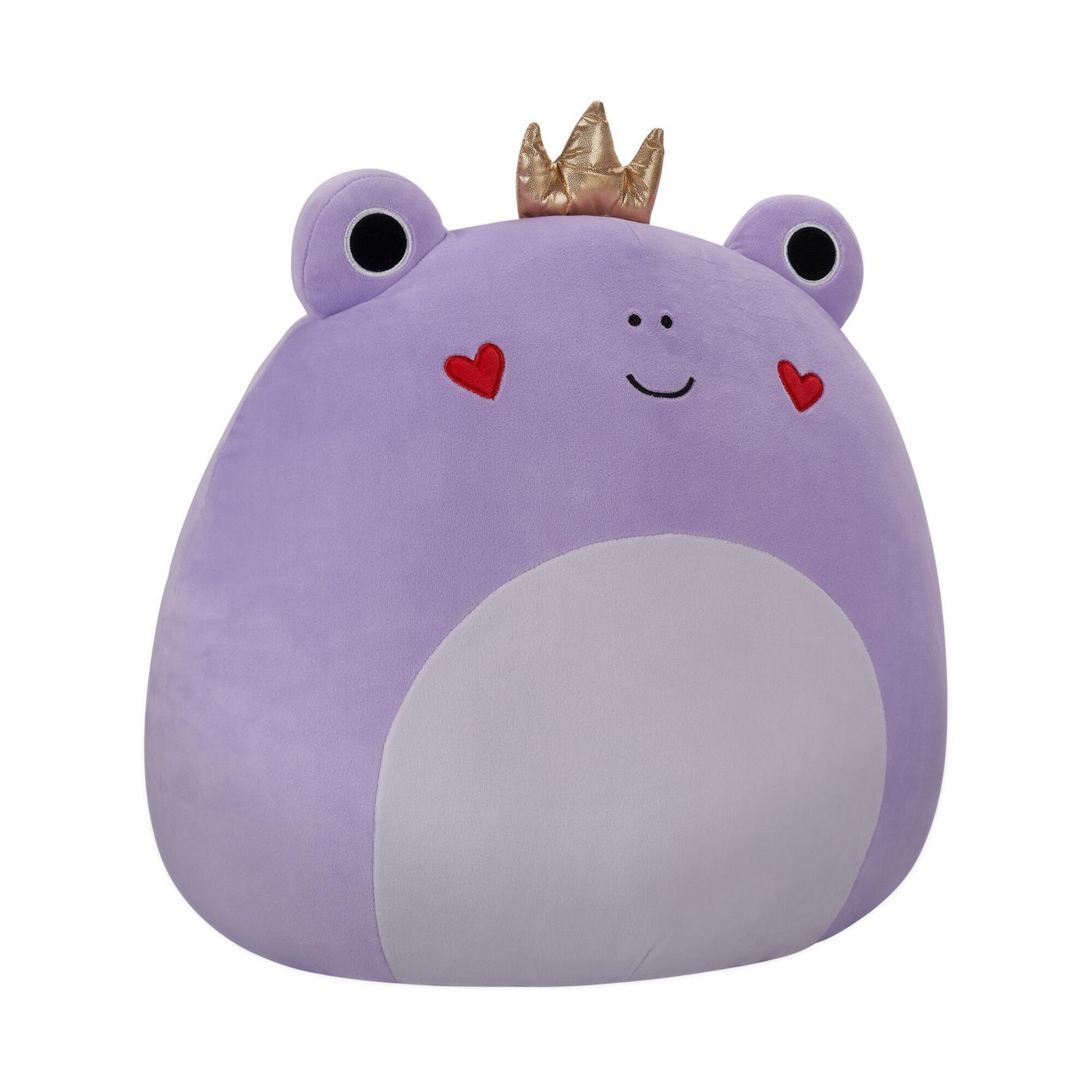 Squishmallows Francine the Purple Frog Valentine's Plush; image 2 of 3