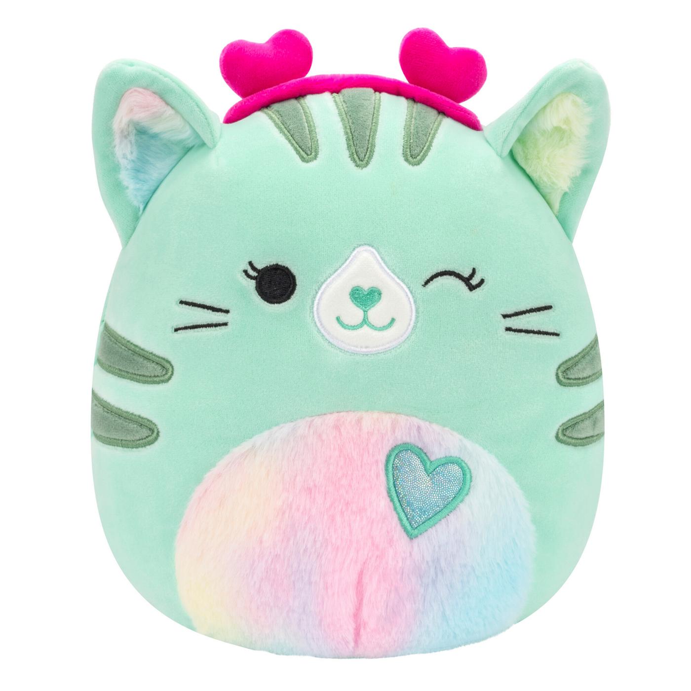 Squishmallows Finley the Golden Retriever & Corinna the Tabby Cat Valentine's Plush Duo; image 3 of 3