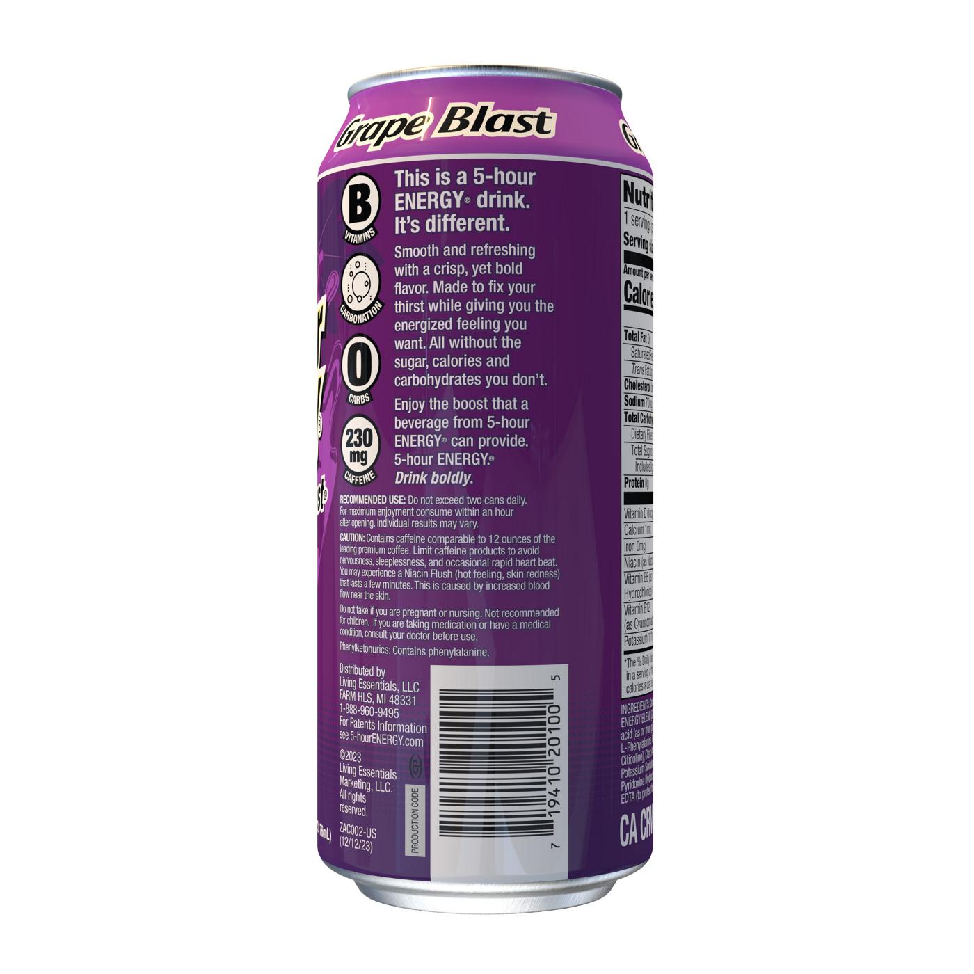 5-hour ENERGY Grape Blast; image 3 of 3