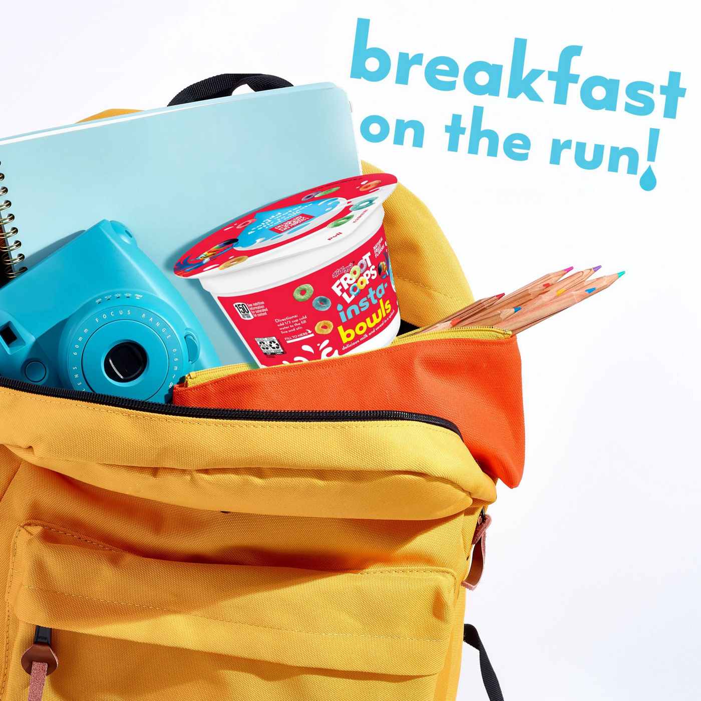 Kellogg's Froot Loops Insta-Bowls Cereal Cup; image 3 of 5