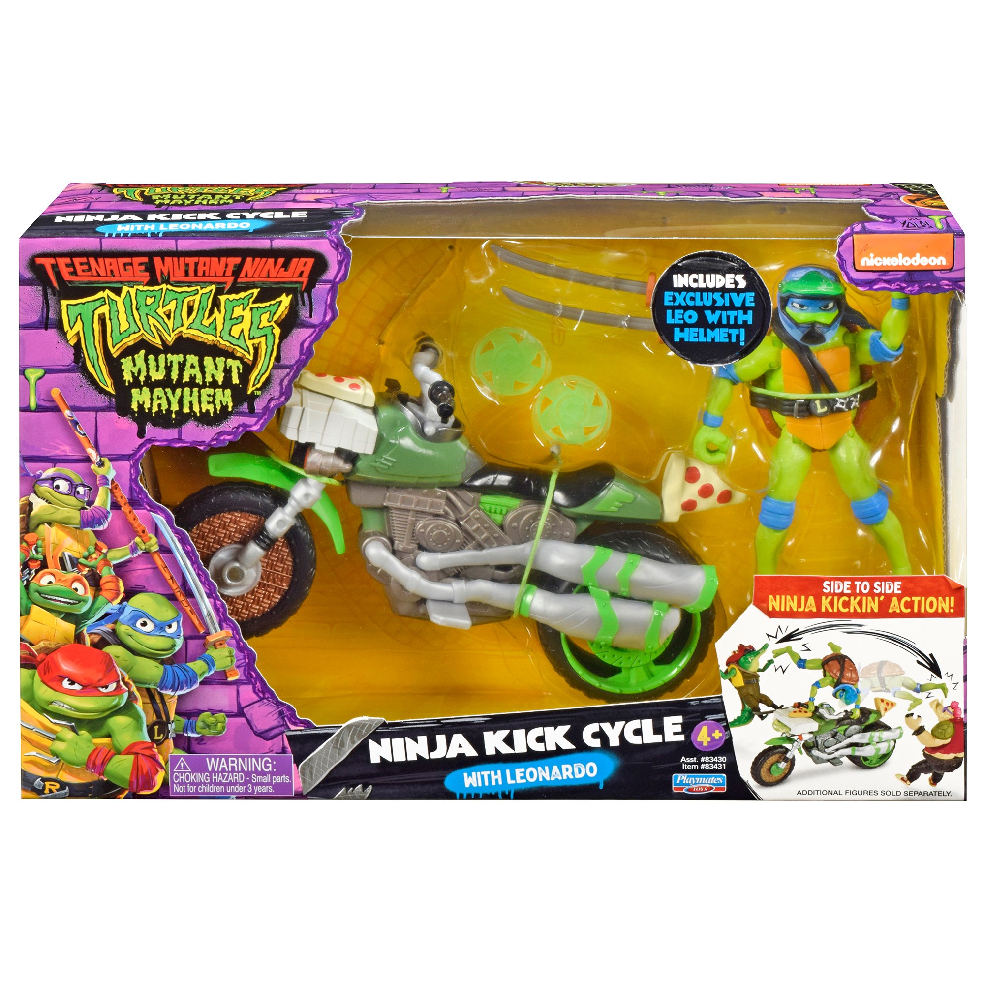 Battle Pack : Leo vs Superfly - Teenage Mutant Ninja Turtles Mutant Mayhem  action figure