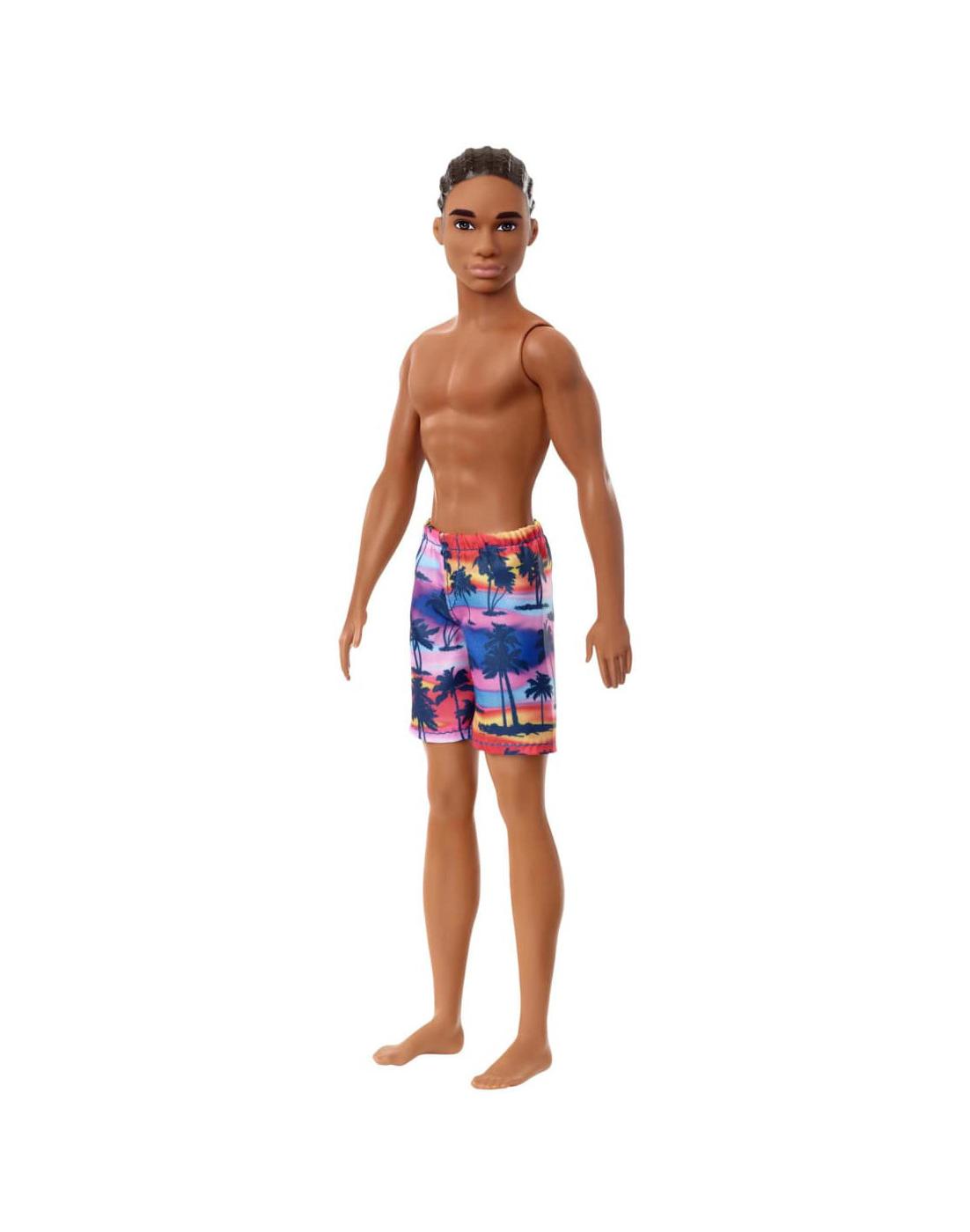 Barbie Beach Ken Doll in Tropical Swimwear; image 2 of 2