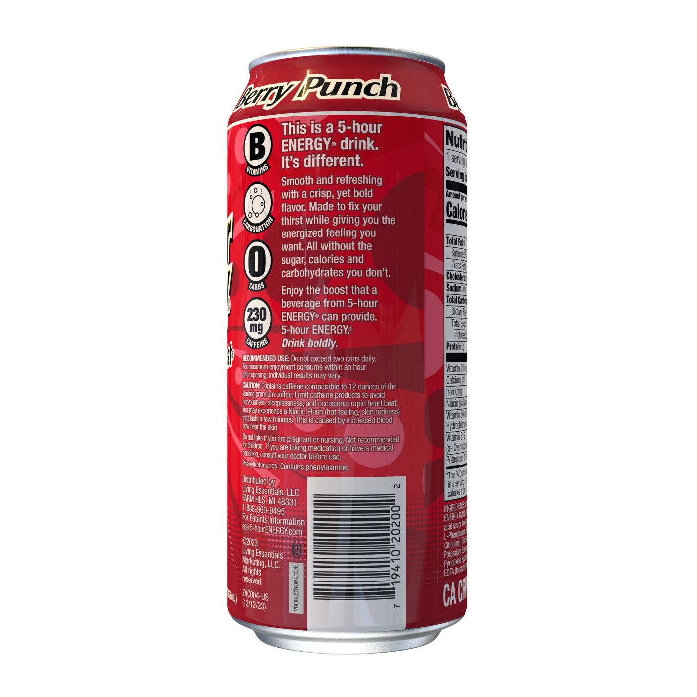 5-hour ENERGY Drink - Berry Punch; image 2 of 3