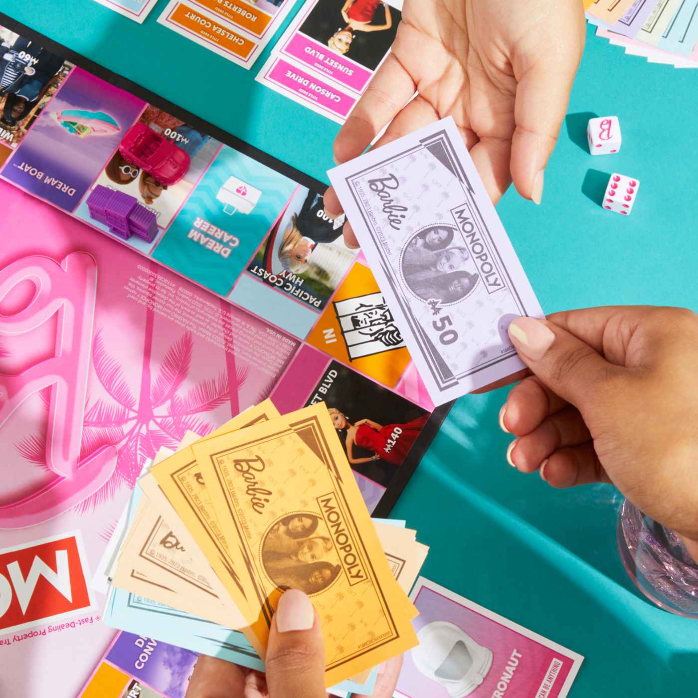 Monopoly Barbie Edition Board Game; image 6 of 9