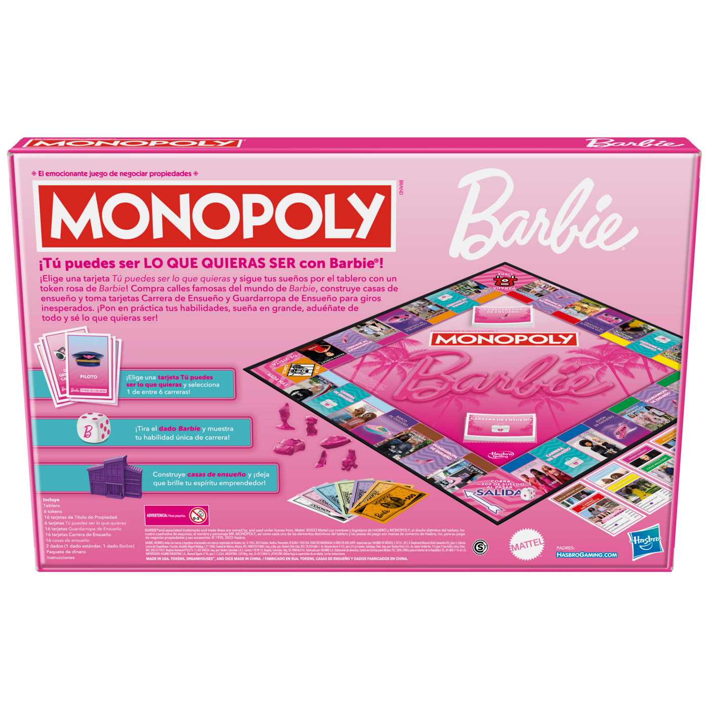 Monopoly Barbie Edition Board Game Shop Action figures & dolls at HEB