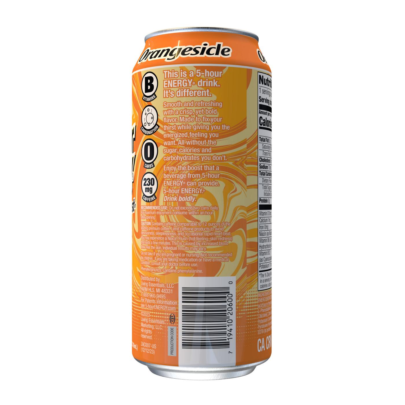 5-hour ENERGY Extra Strength Energy Drink - Orangesicle; image 2 of 3