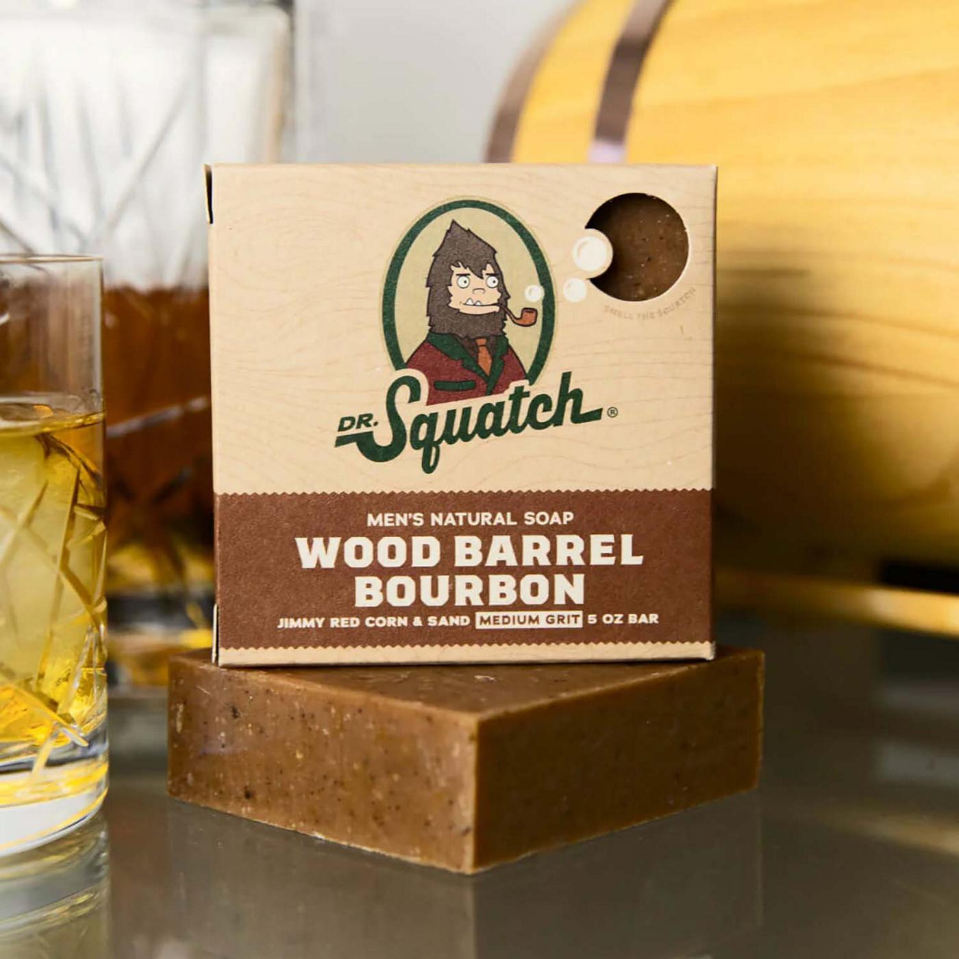 Dr. Squatch Men's Natural Soap Bar - Wood Barrel Bourbon; image 5 of 7