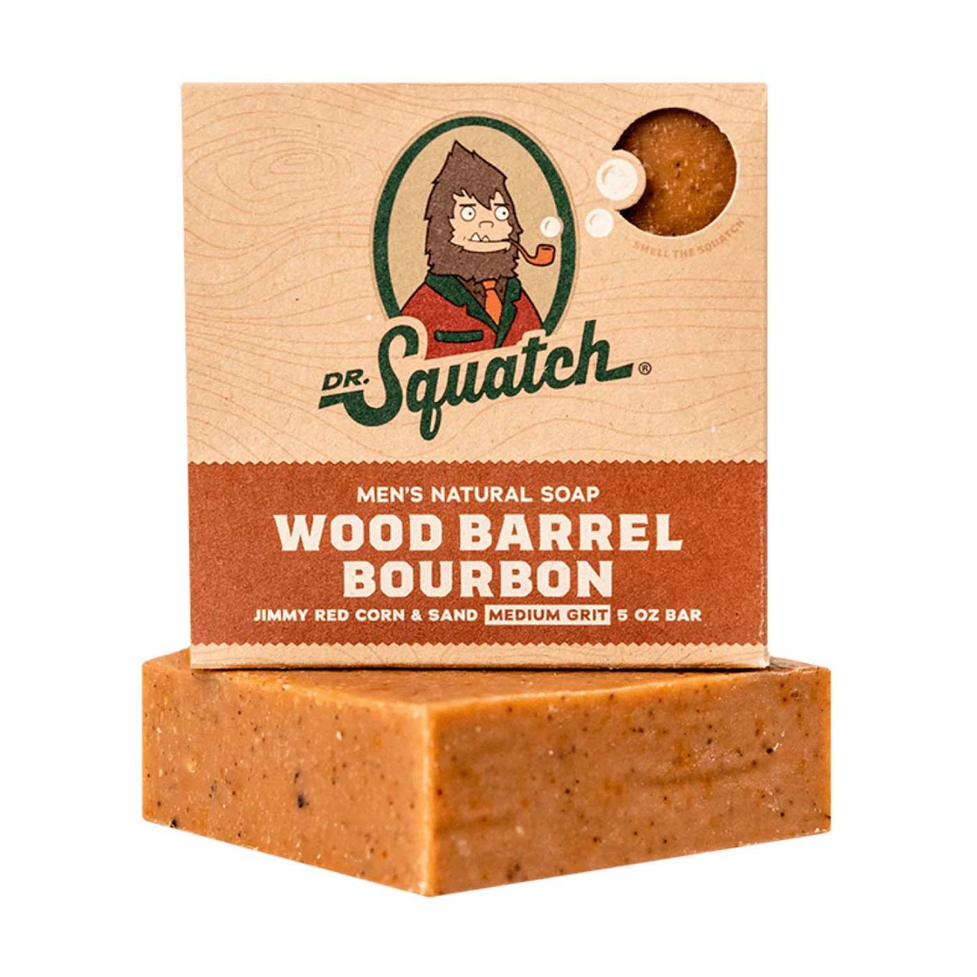 Dr. Squatch Men's Natural Soap Bar - Wood Barrel Bourbon; image 6 of 7