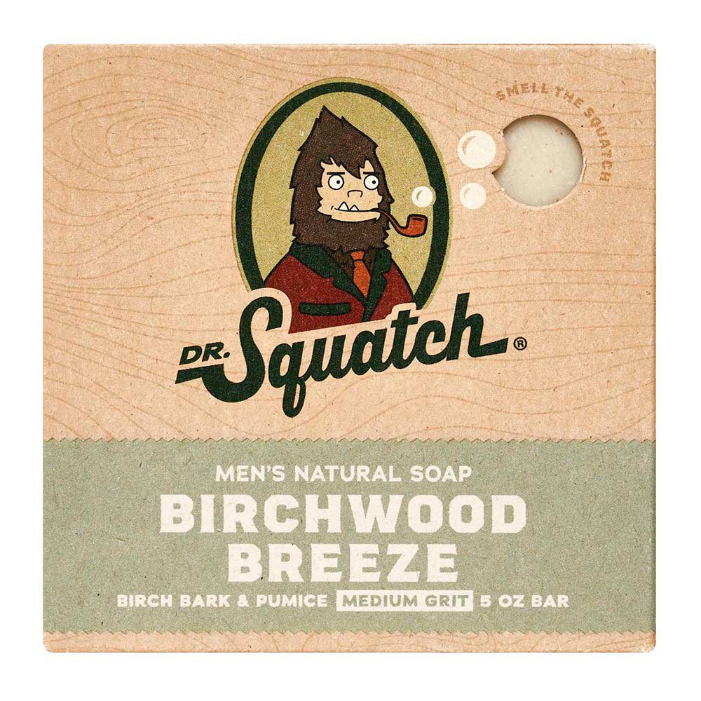Dr. Squatch Men's Natural Soap Bar - Birchwood Breeze - Shop Hand & Bar Soap  at H-E-B